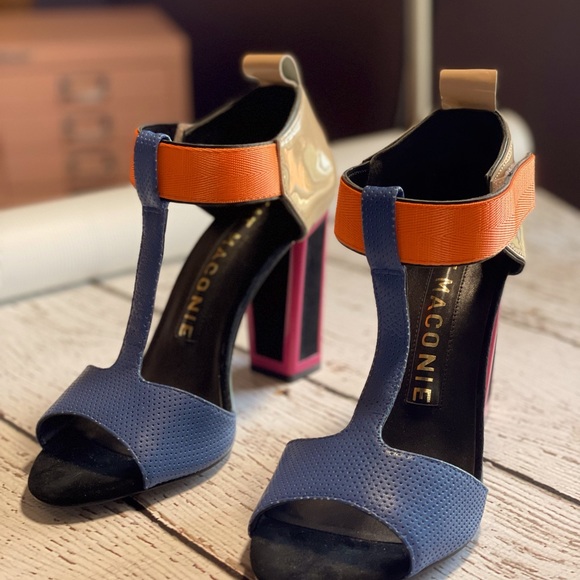 KAT MACONIE STEPHY Multicolored Sandal, Leather. US 9 with its original box. - Picture 1 of 8